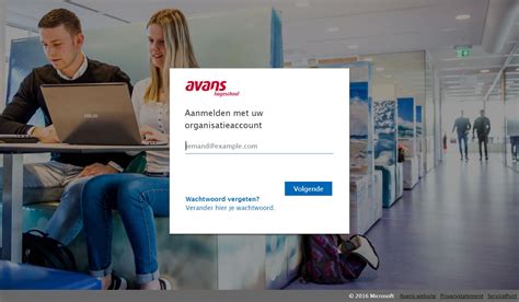 avans hogeschool inloggen